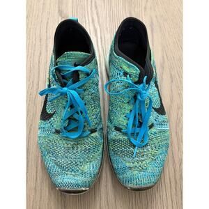 Nike Free TR Flyknit 718785-402 Women’s 7.5 Blue Lagoon Training Running Shoes